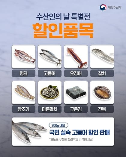 봄 제철 수산물 반값 할인 놓치면 끝 최대 50% 혜택 총정리