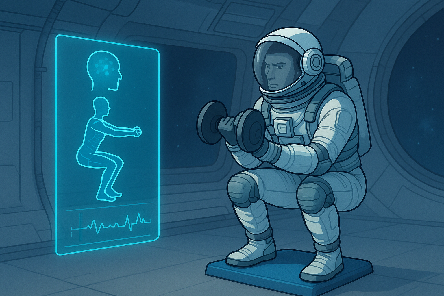 🌌 우주 헬스케어: 중력 없는 환경에서 근육을 지키는 AI 운동 코치