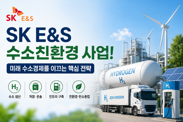 SK E&amp;S 수소친환경 사업! 미래 수소경제를 이끄는 핵심 전략