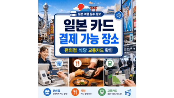 일본-카드-결제-가능-장소-편의점-식당-교통카드-확인