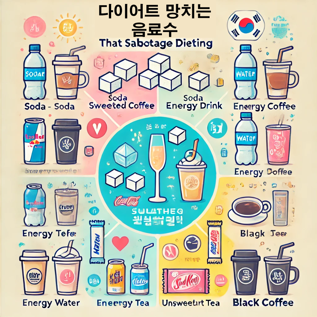 다이어트 망치는 음료