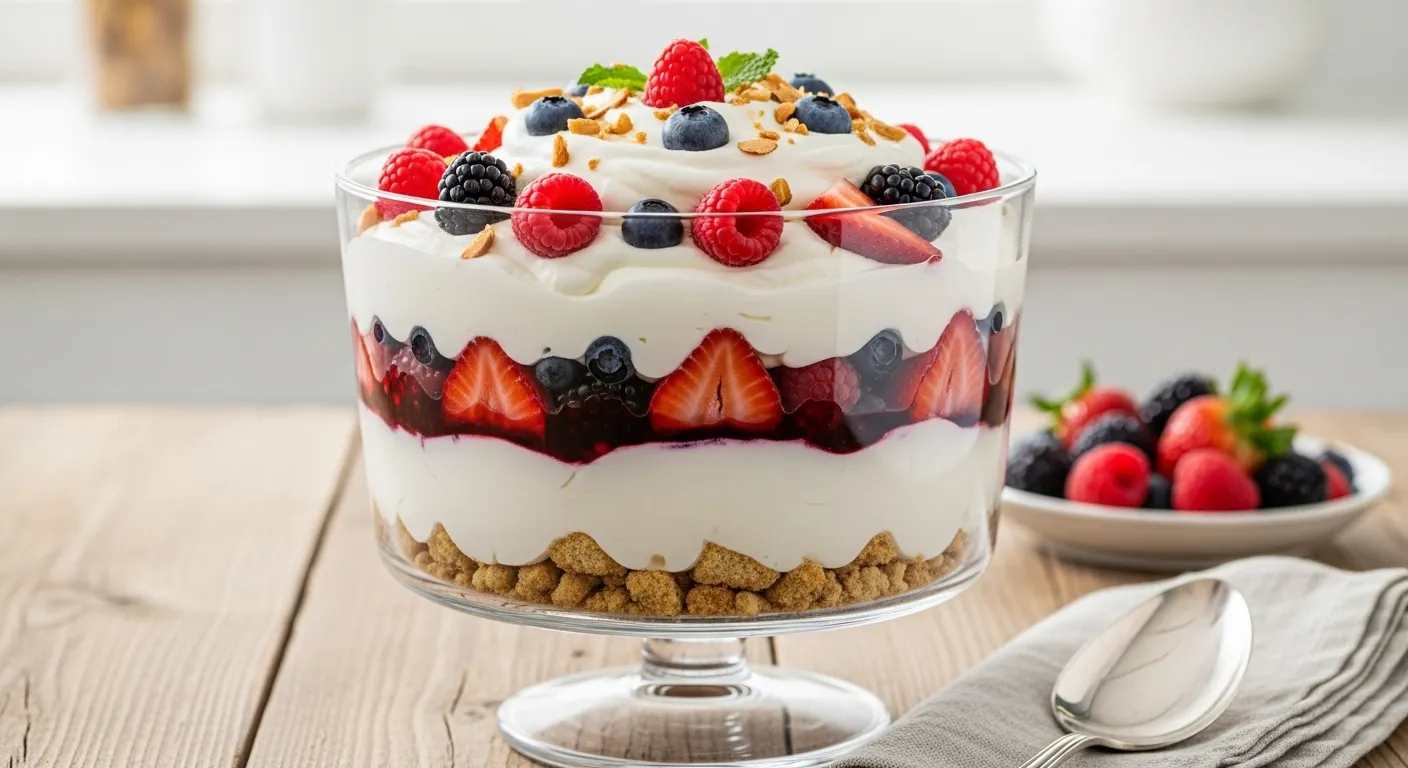 베리 요거트 트라이플