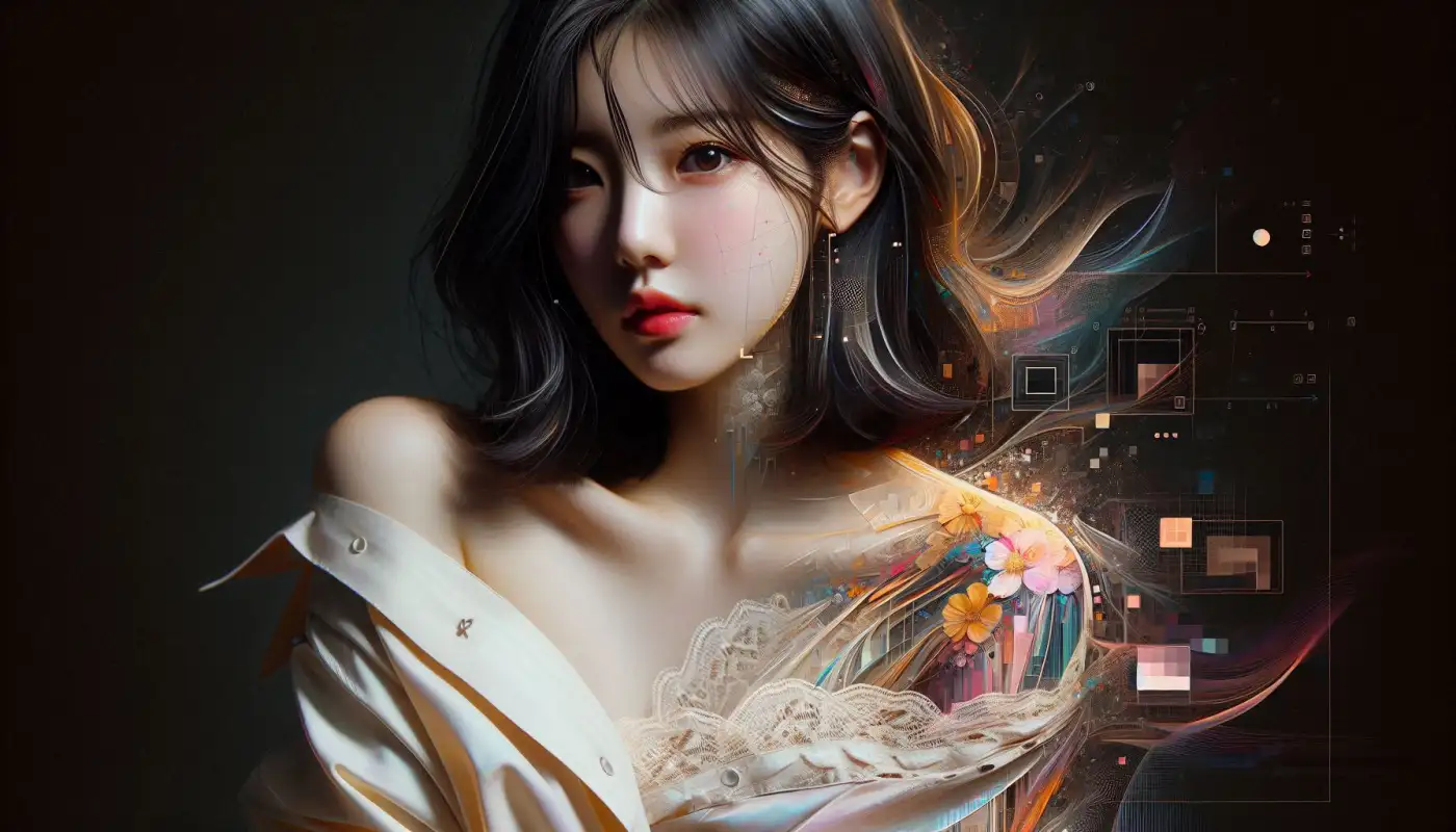 ai-그림-생성-사이트-추천하며-활용하는-여성의-모습