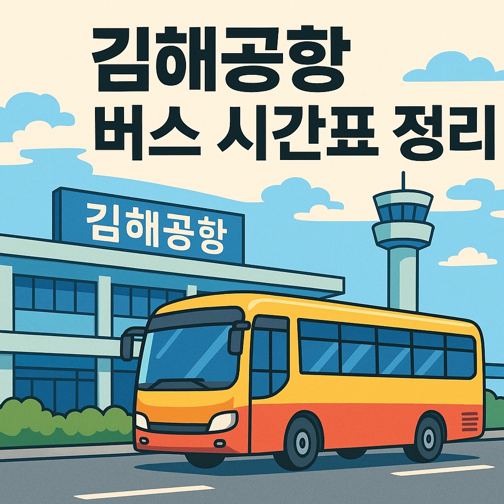 김해공항 버스 시간표 완벽 정리