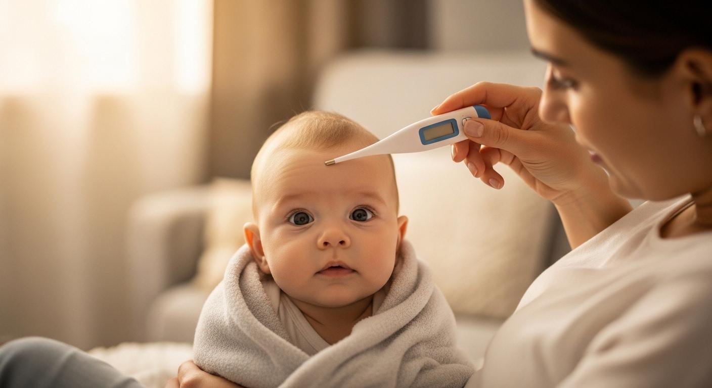 아기 열꽃 관리