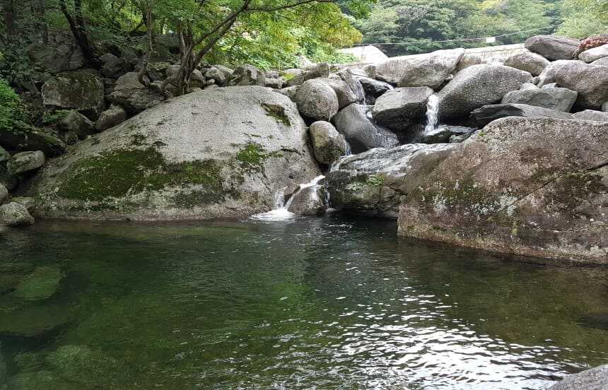 축령산 자연휴양림 계곡