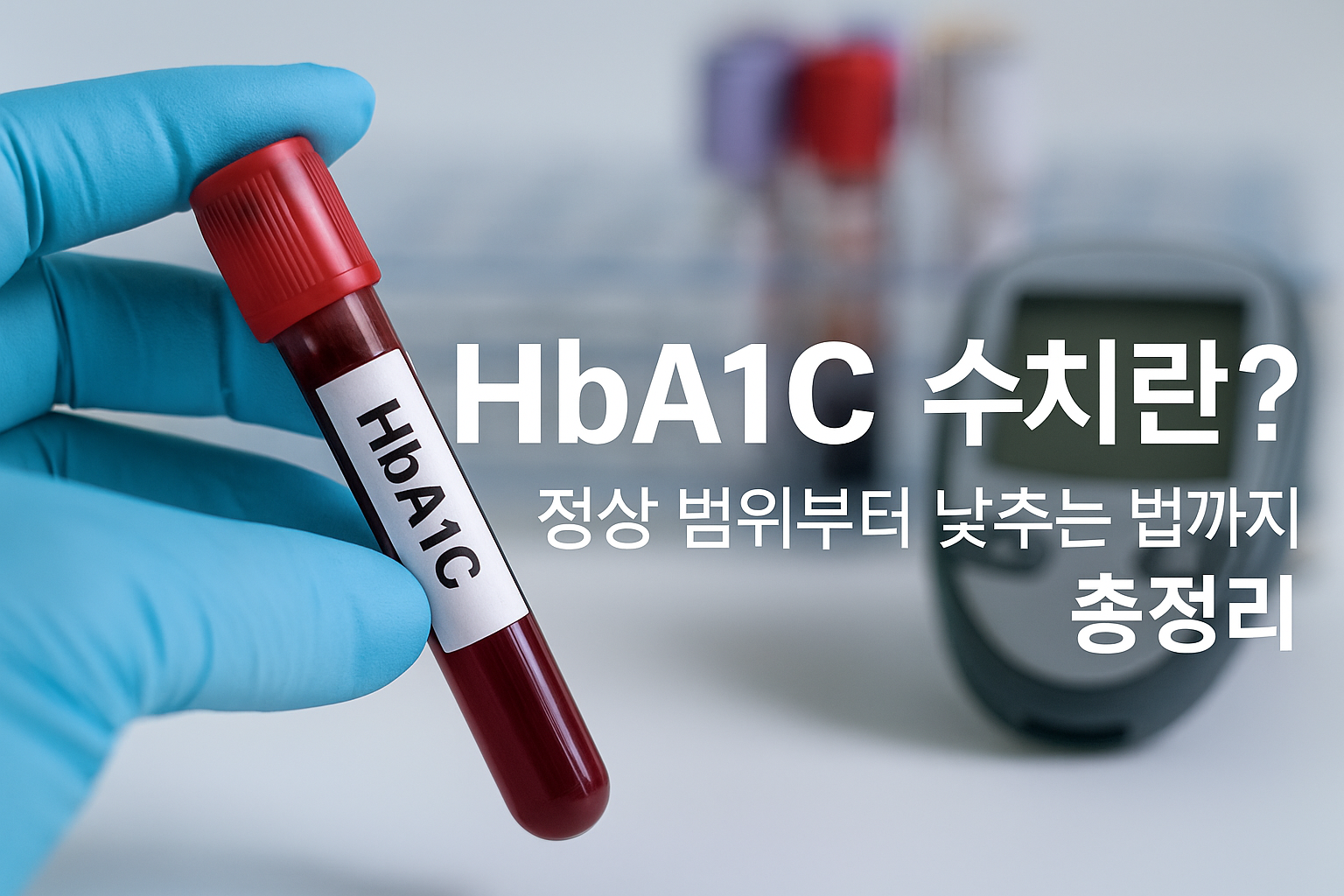 당화혈색소 HbA1c 정상수치 범위