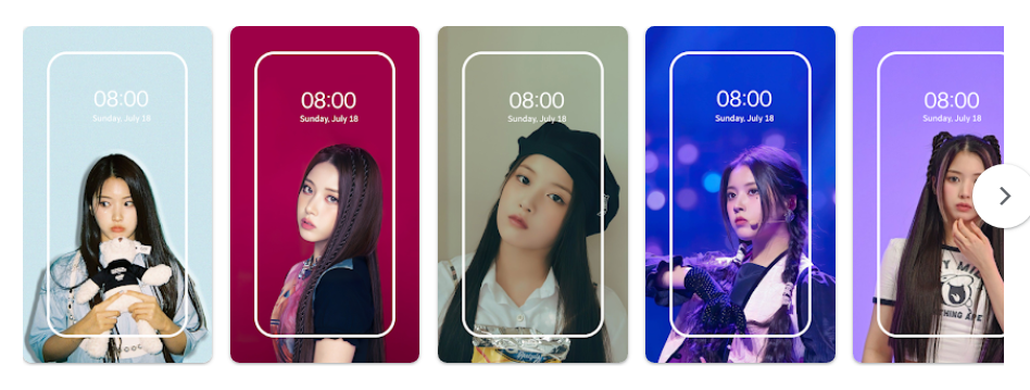 엔믹스 지우 HD 고화질 배경화면 앱, 인기있는 배경화면