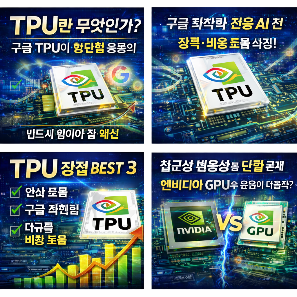 개인&middot;기업&middot;투자자 관점에서 본 엔비디아 vs TPU｜누가 더 유리할까?