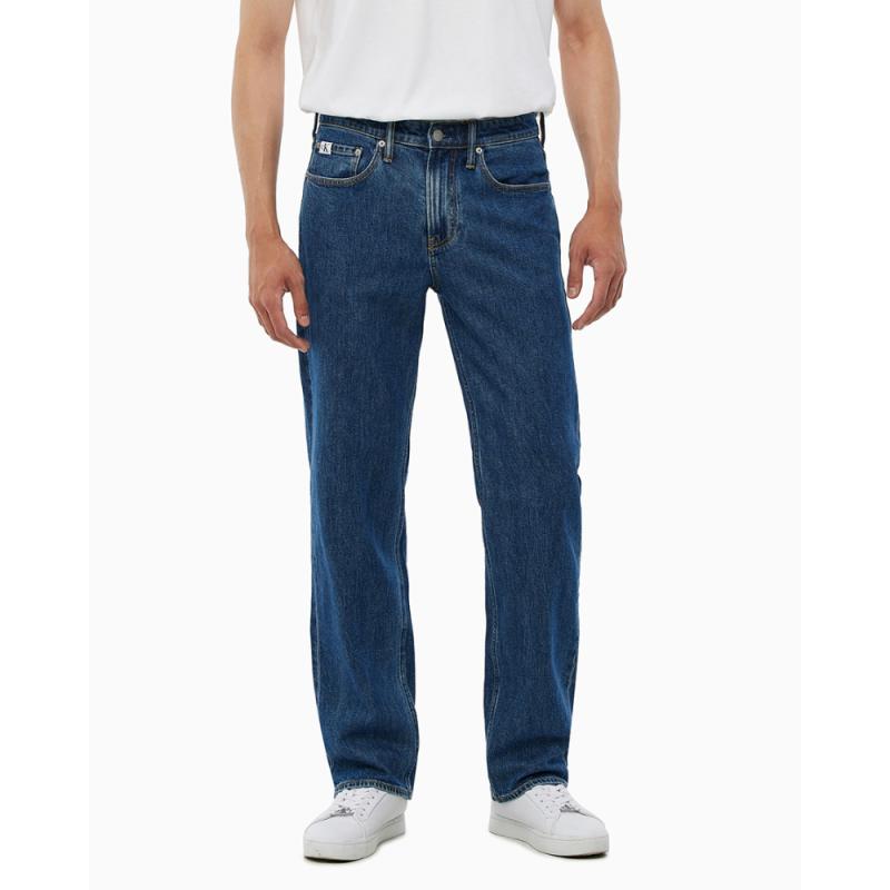 Calvin Klein Jeans 남성 90s 스트레이트핏 미드블루 데님 팬츠 J324355