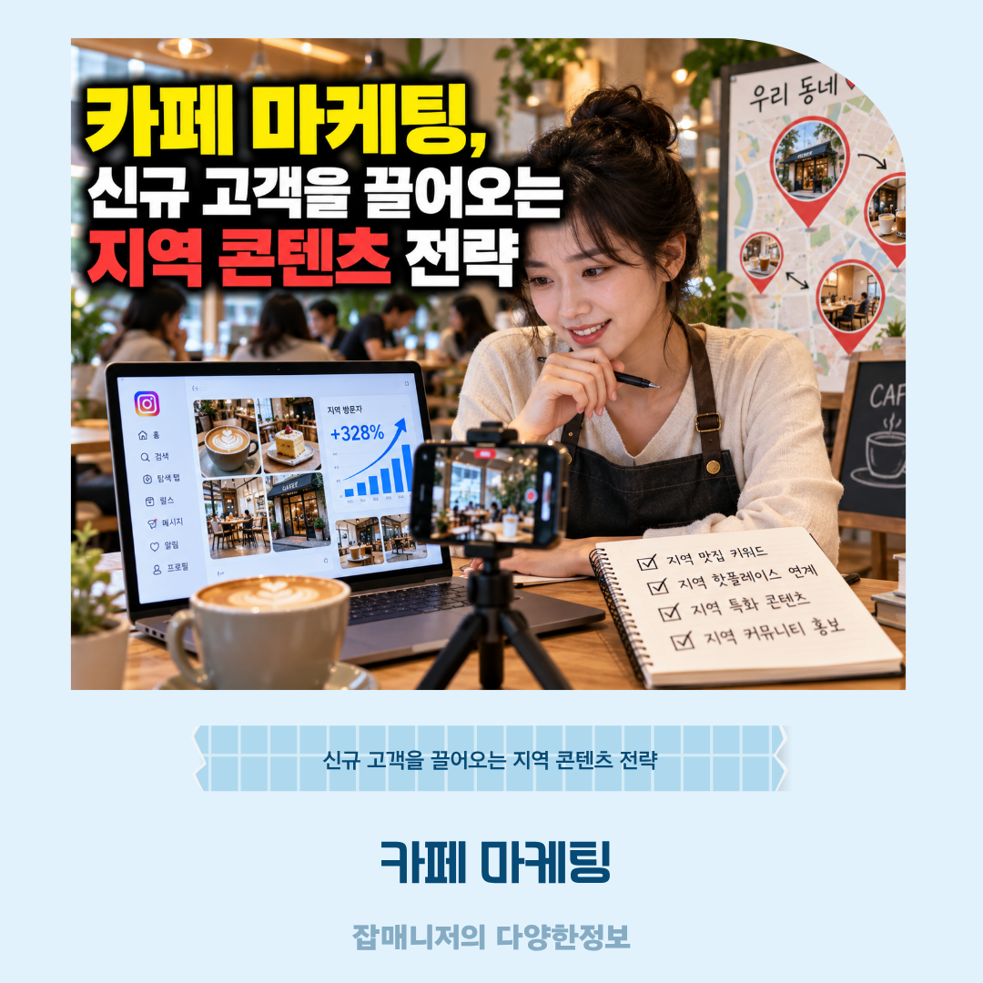카페 마케팅, 신규 고객을 끌어오는 지역 콘텐츠 전략