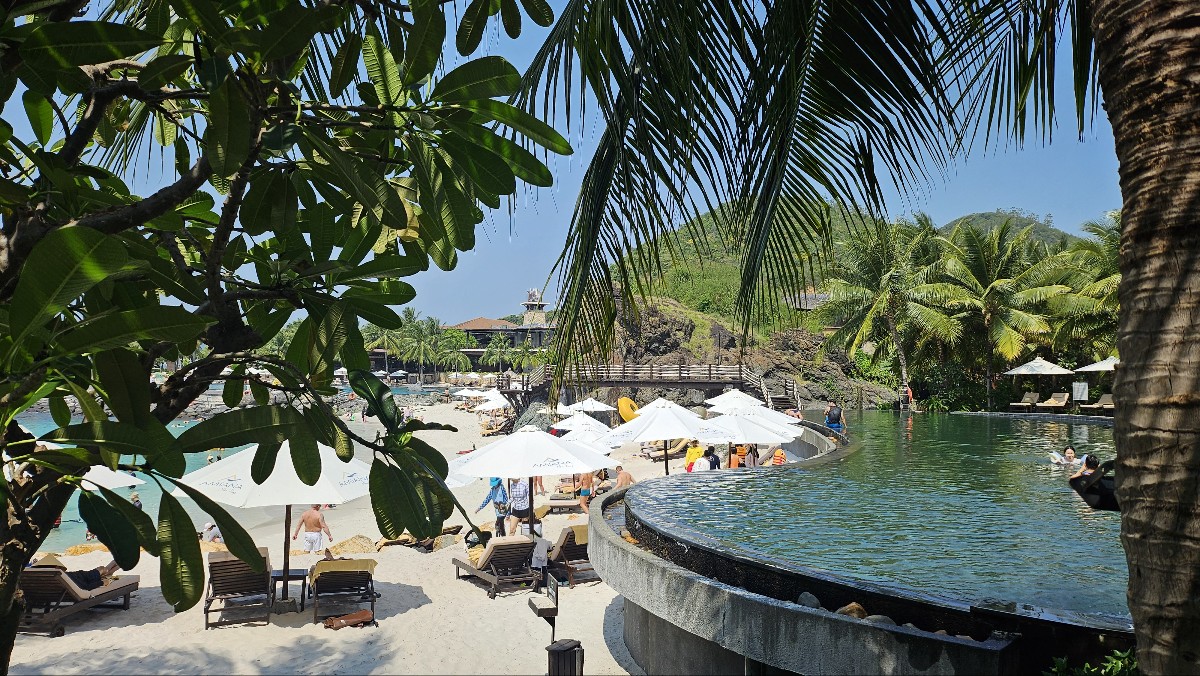 프라이빗 해변과 수영장