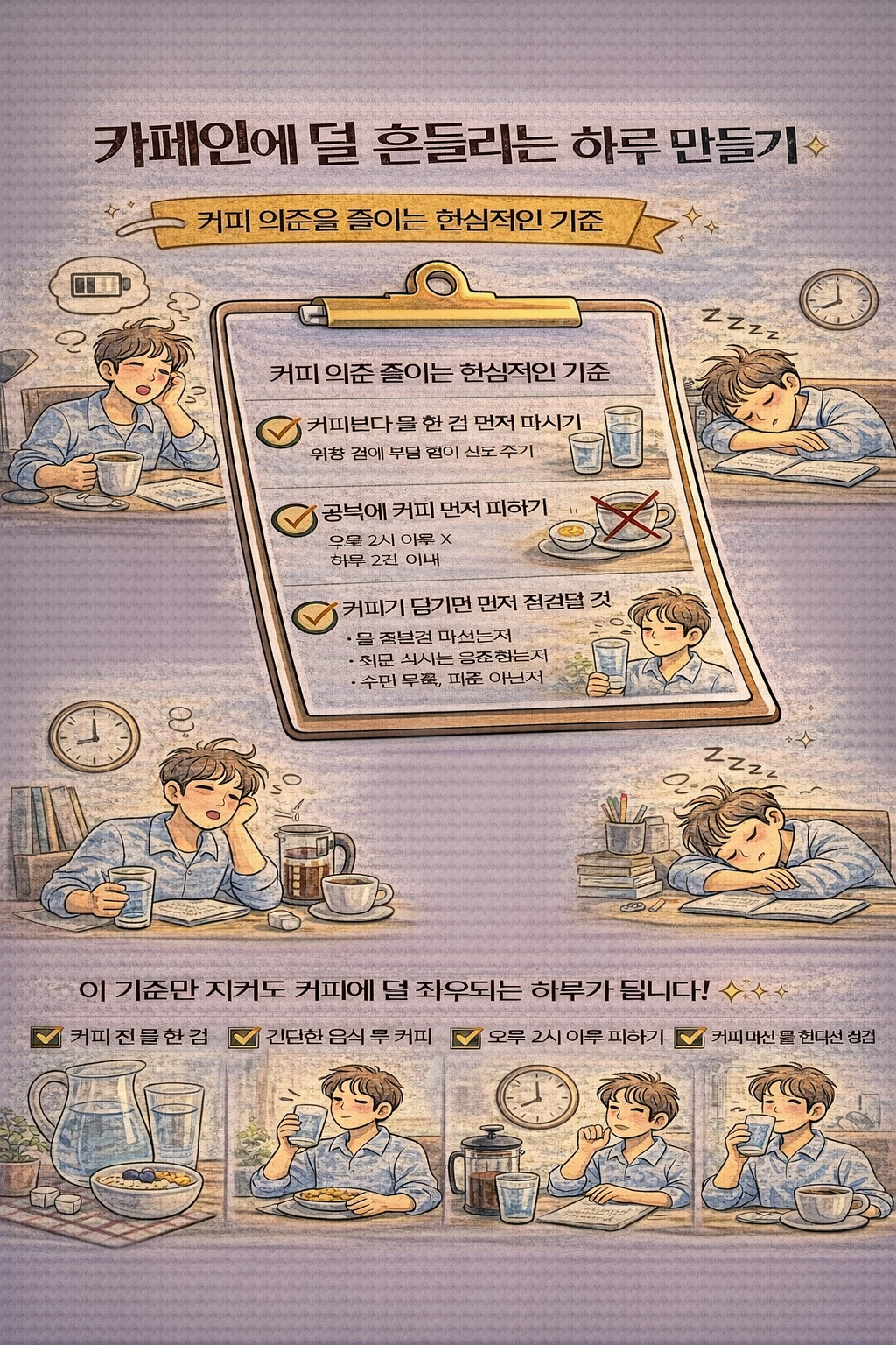 카페인에 덜 흔들리는 하루 만들기, 커피 의존을 줄이는 현실적인 기준