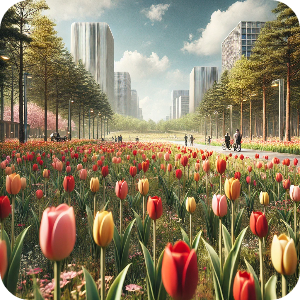서울숲 튤립 이미지