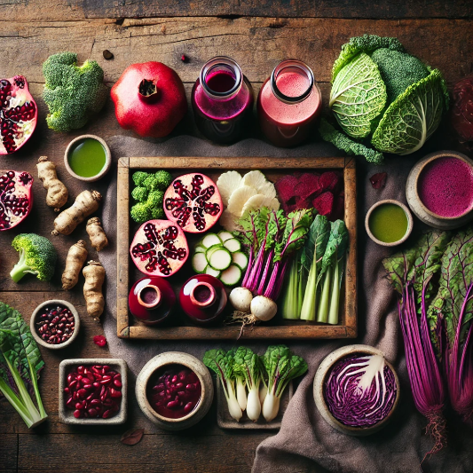 건강즙 재료 이미지