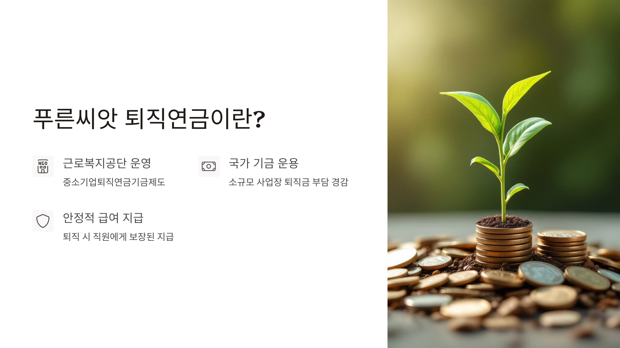 푸른씨앗 퇴직연금