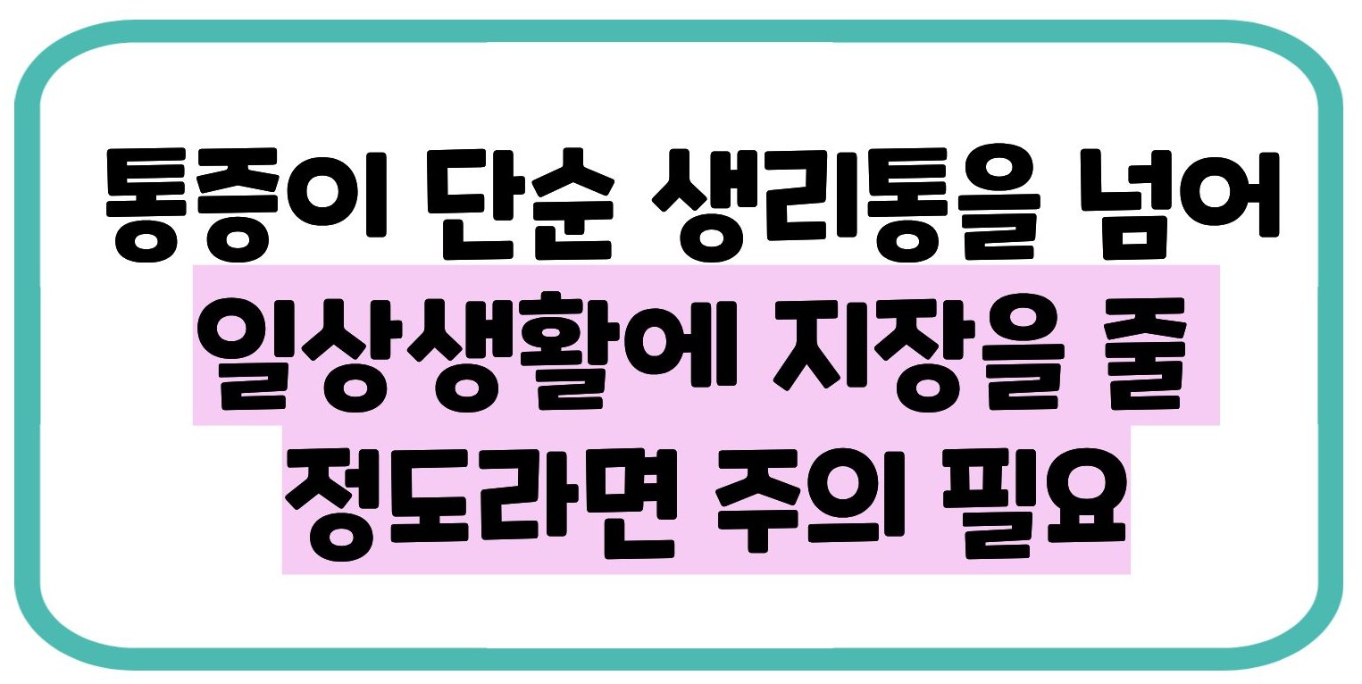 자궁내막증 증상