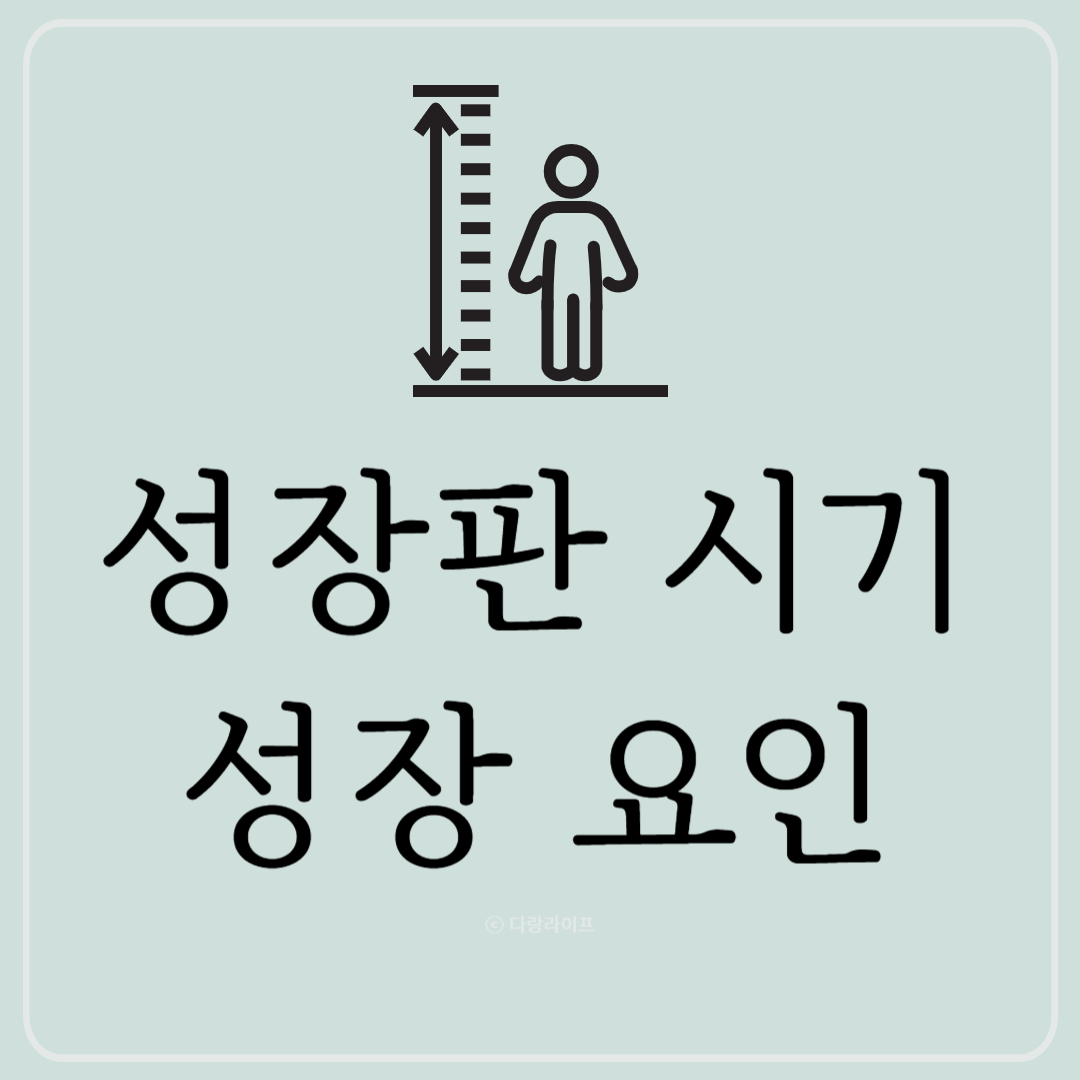성장판 닫히는 시기 성장시기 성장결정요인 성장판 나이 요인 키크는 방법