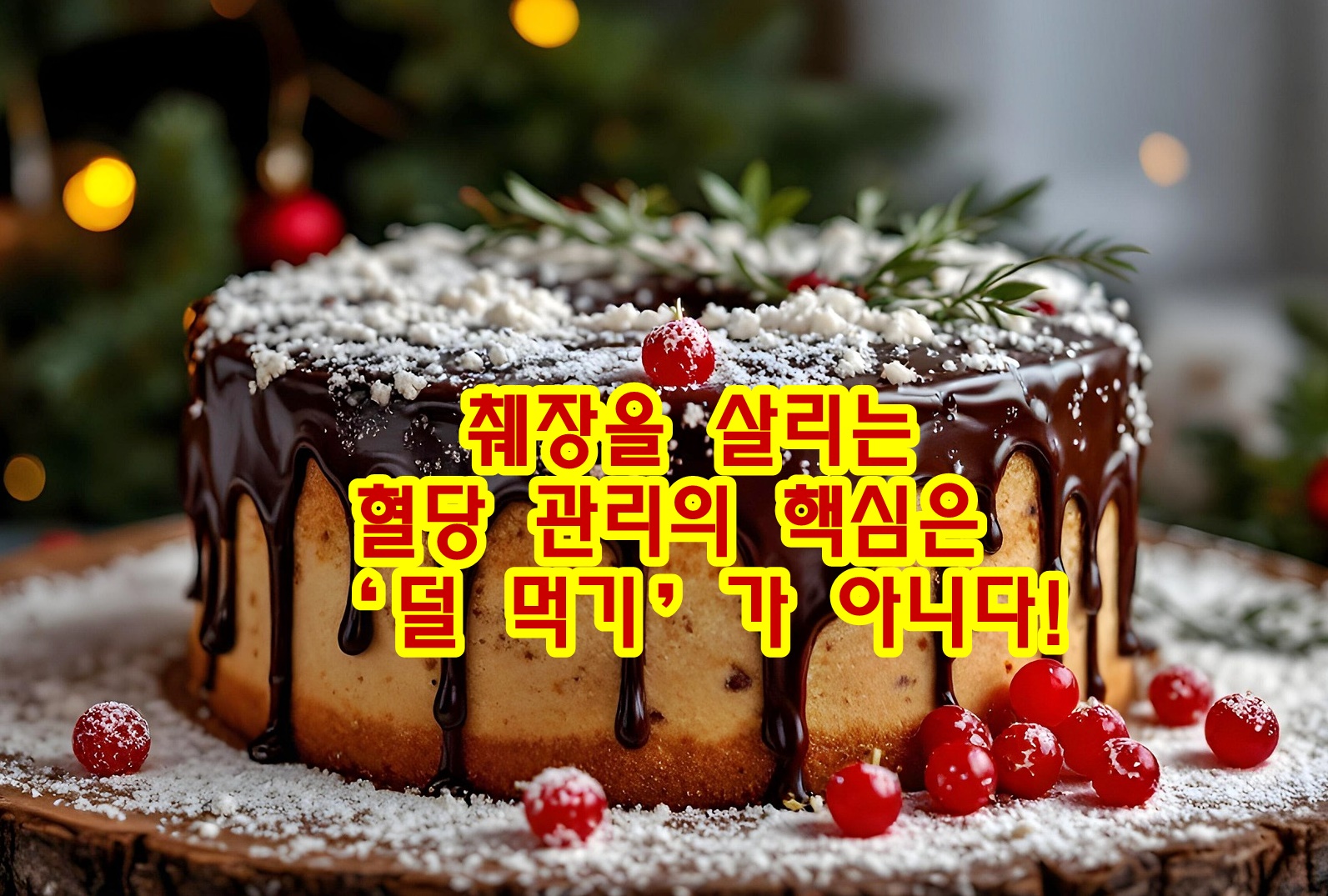 췌장을 살리는 혈당 관리의 핵심은 ‘덜 먹기’가 아닙니다