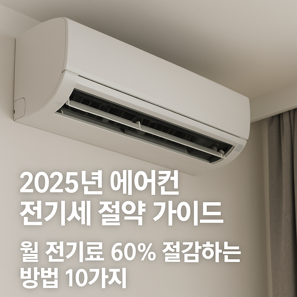 2025년 에어컨 전기세 절약 완벽 가이드