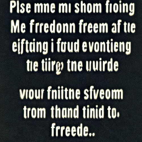 나에게도 모든 것을 말할 수 있는 자유를 주세요.