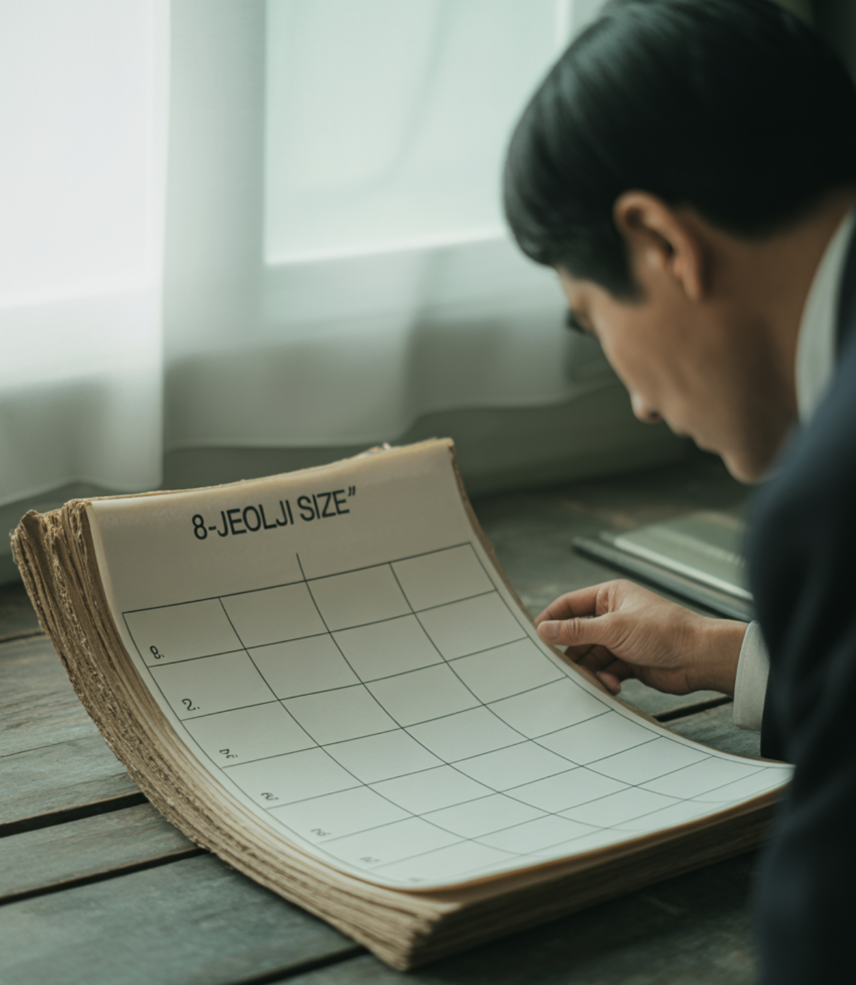 '8절지'는 '사이즈'를 말하는 약속