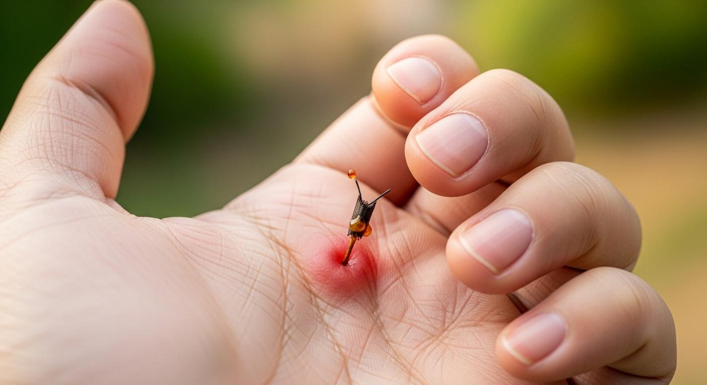 벌에 쏘였을 때