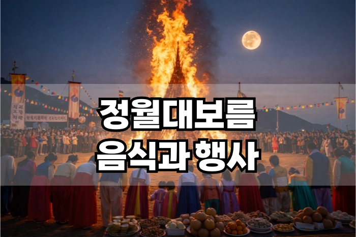 정월대보름 음식