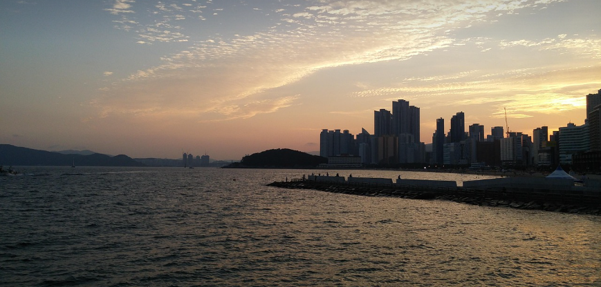 부산 바다 이미지