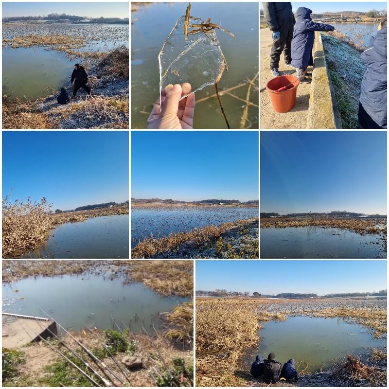 아이들과백미제저수지에서