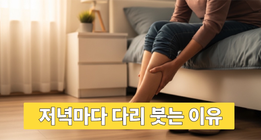 저녁 다리 붓기