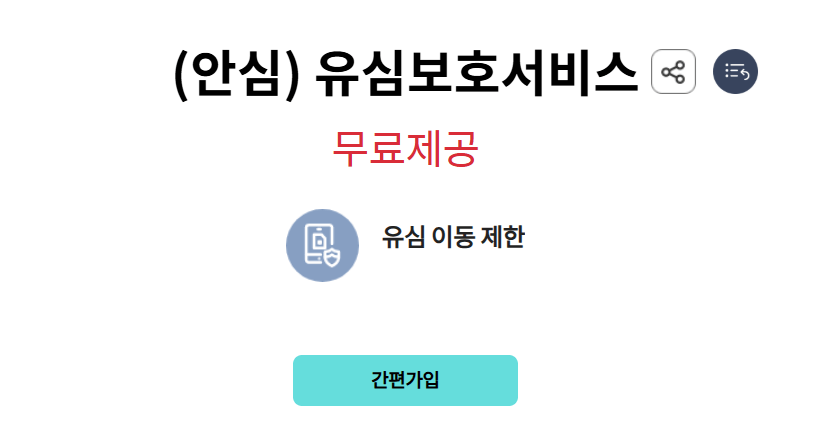 KT 유심보호서비스