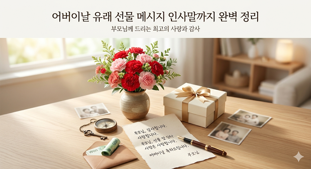 5.8일 어버이날 유래,메시지,인사말, 좋은 선물 알아보기