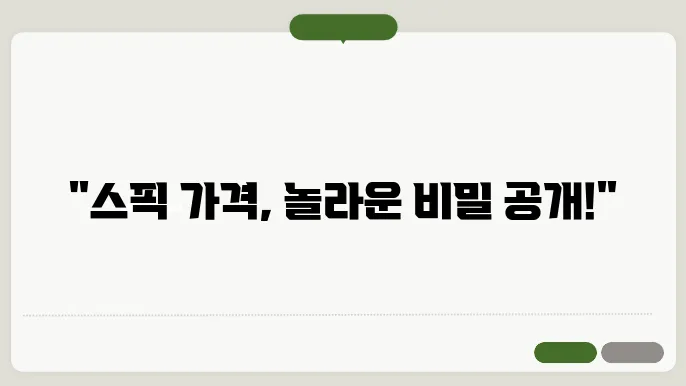 speak 가격 정보 총정리