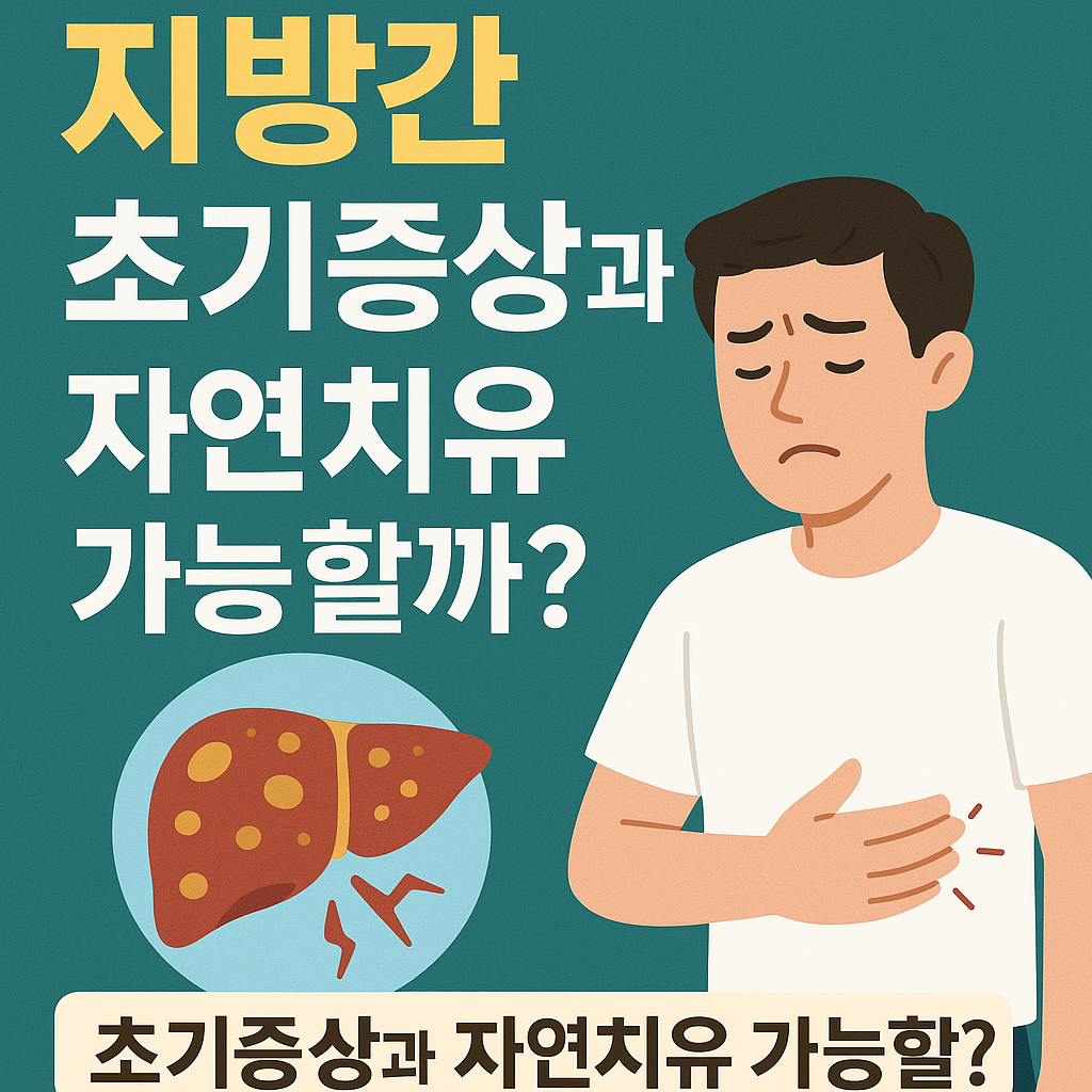 지방간 초기증상과 자연치유 가능할까?