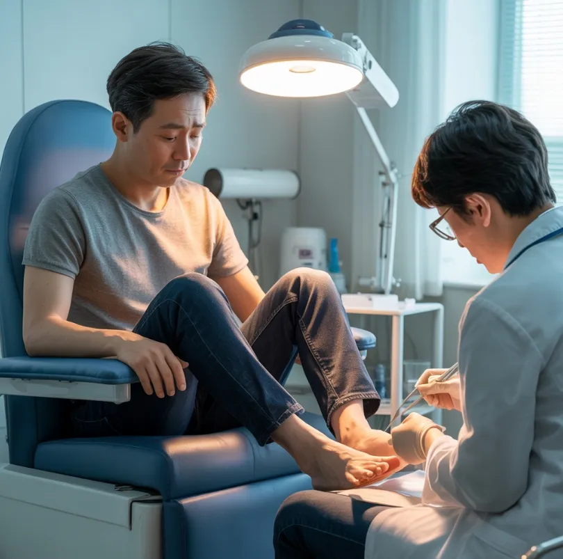 내성발톱 병원 치료 이미지