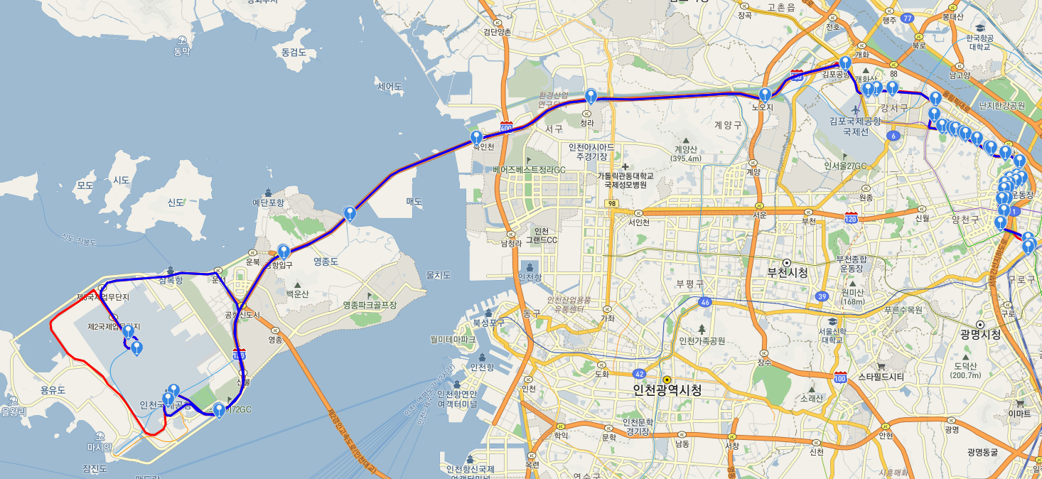 6018번 공항버스