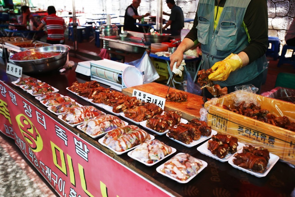 양평 5일장 먹거리