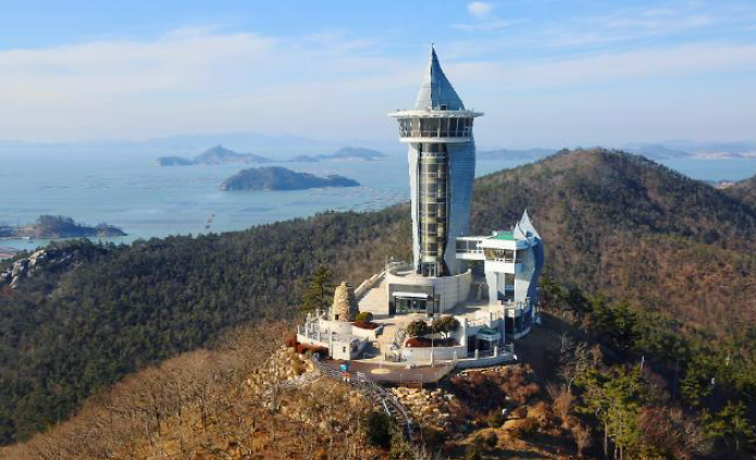 해남 땅끝마을 전망대 전경