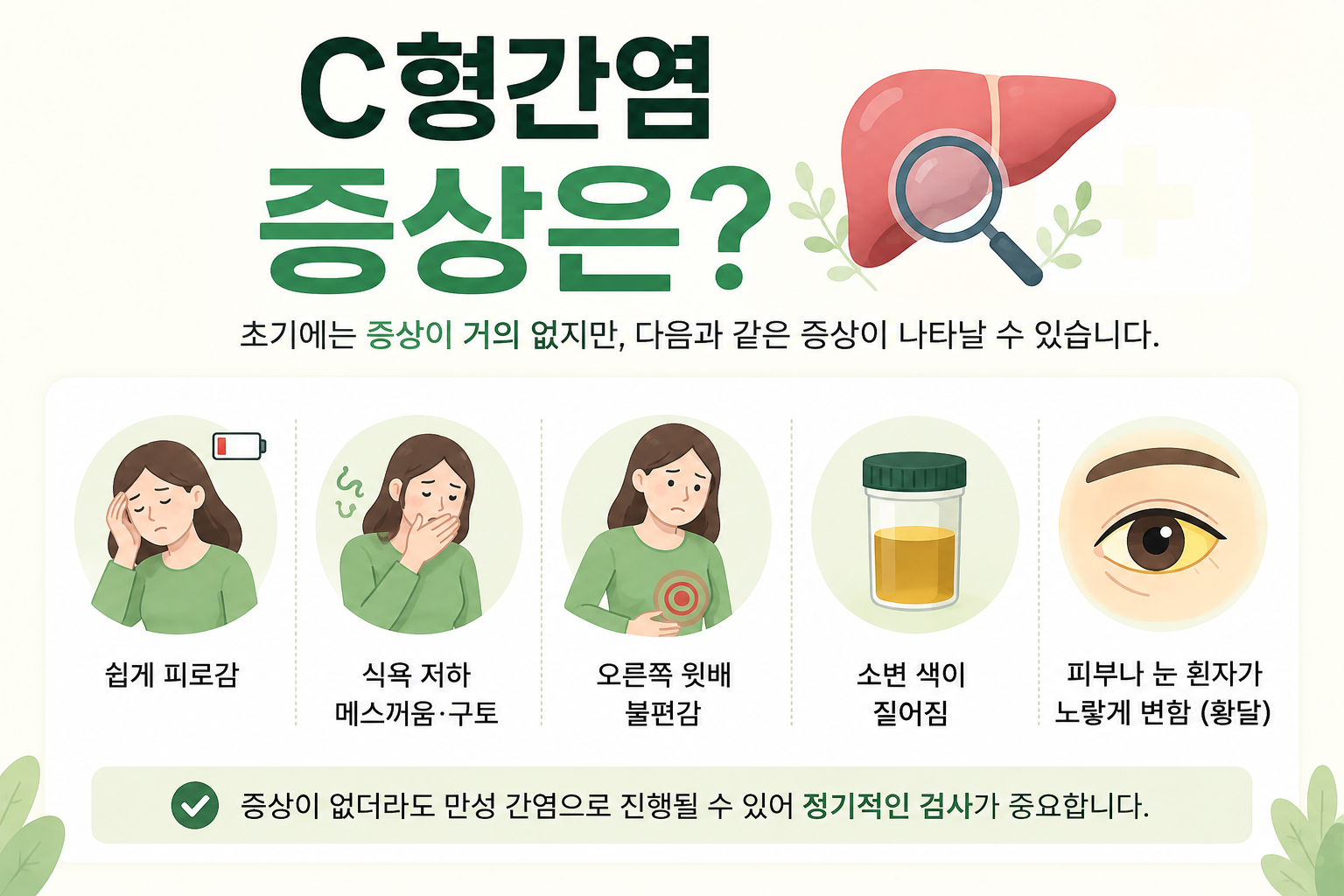 2026 C형간염 국가건강검진|검사 대상·항체 양성·확진검사비 지원 총정리