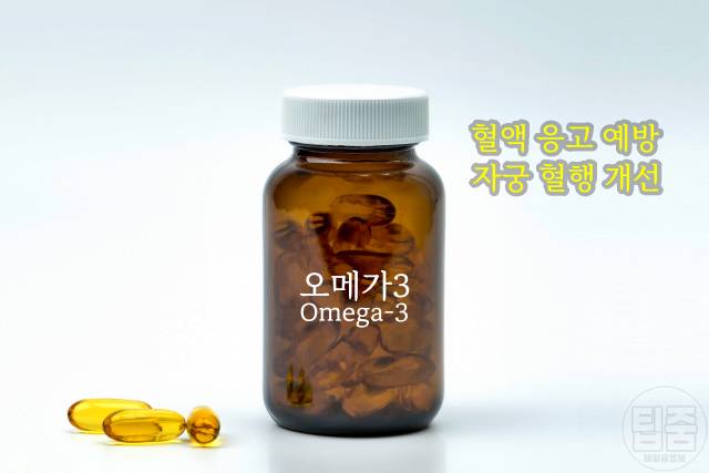 자궁에 좋은 영양제 오메가3 추천