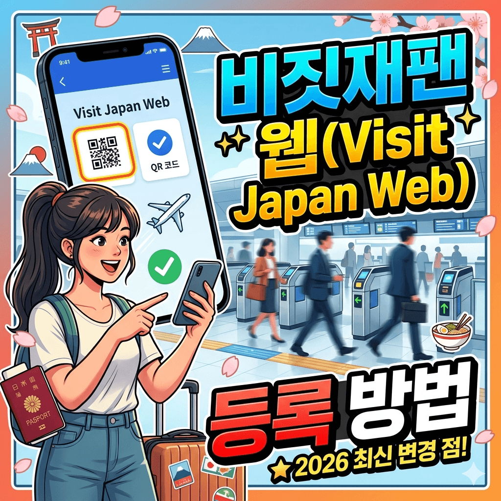 비짓재팬 웹(Visit Japan Web) 등록 방법