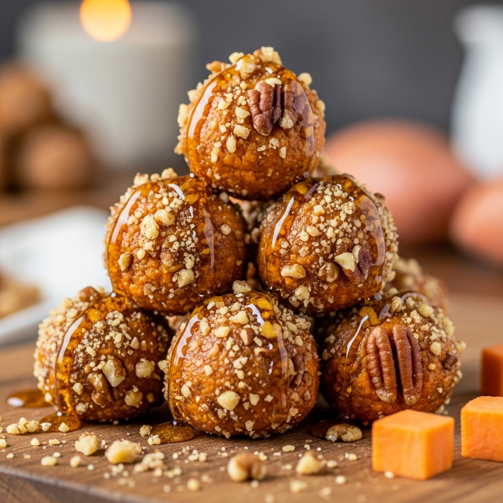 달콤한 디저트로 즐기는 꿀고구마볼