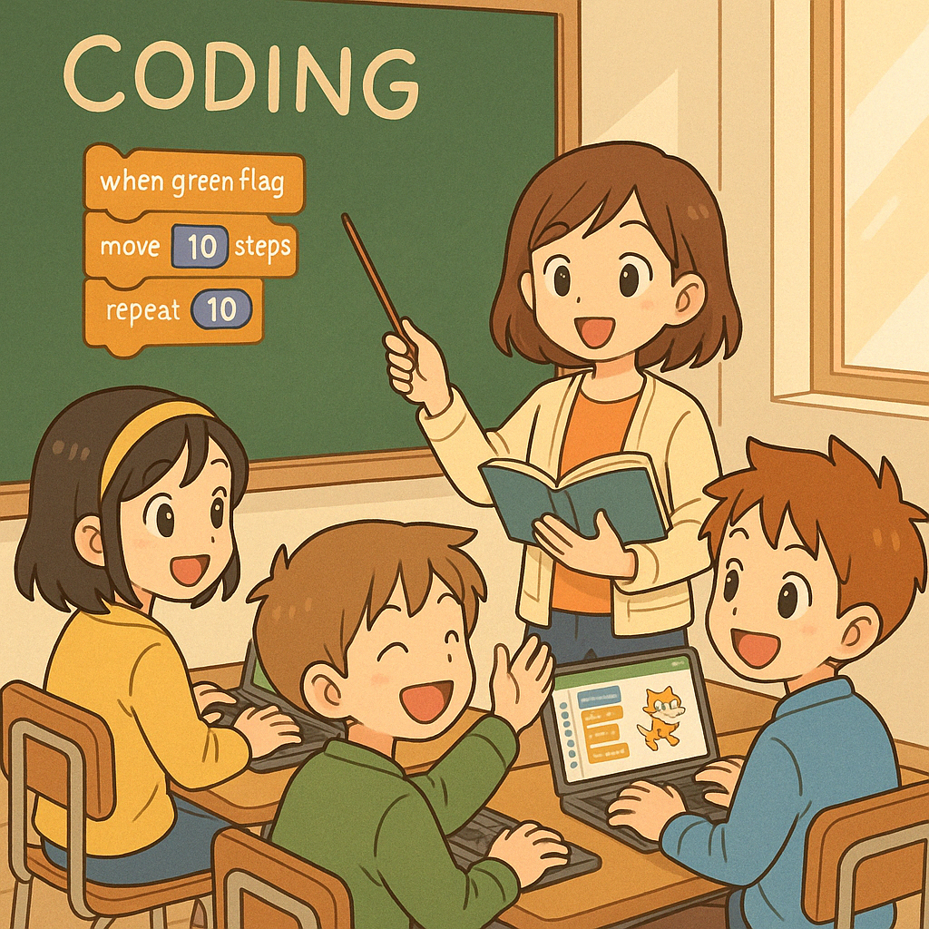 중학생 코딩 학습 방법 관련 사진