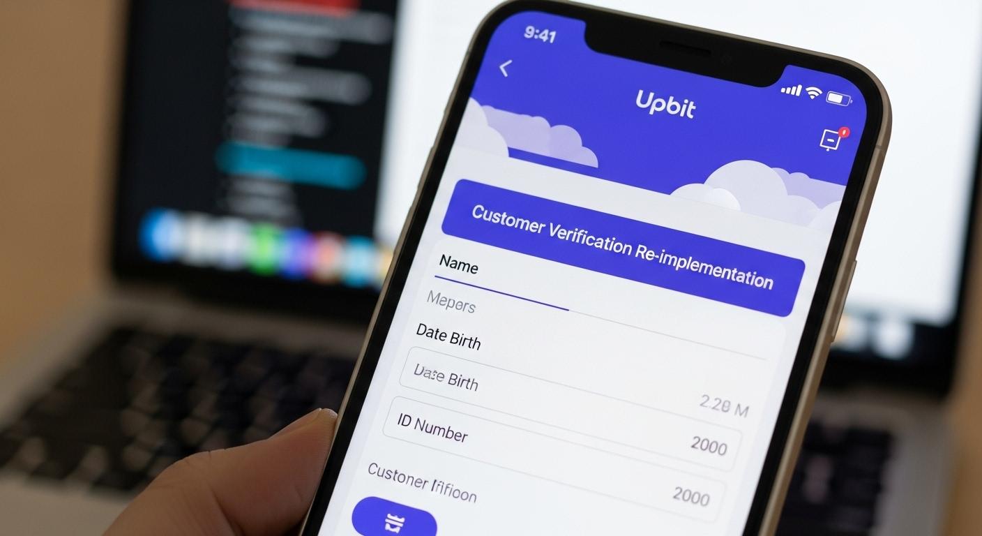 업비트 고객확인 재이행