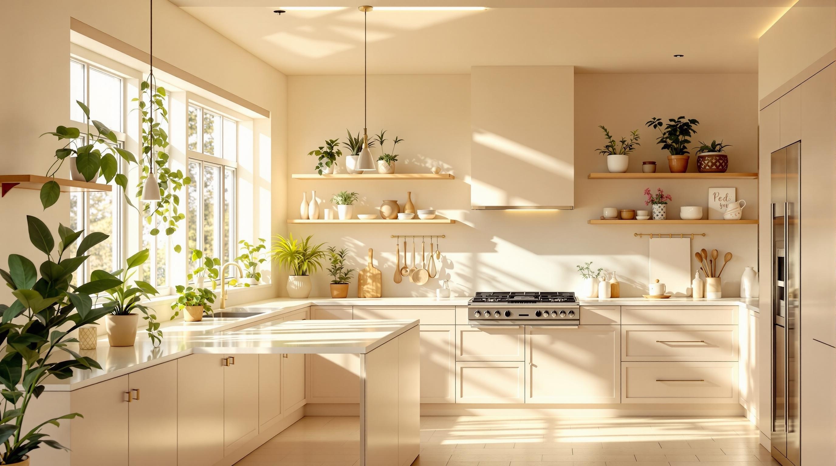 햇살 밝은 주방