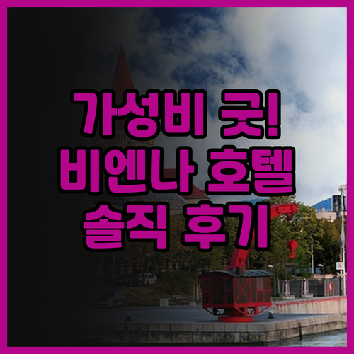 가성비 최고! 비엔나 3 굿 호텔 &