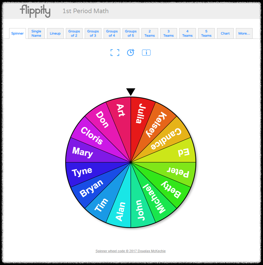 강의 도구 모둠 조별과제 랜덤 조 편성 어플 플리피티 Flippity 스트레스없는