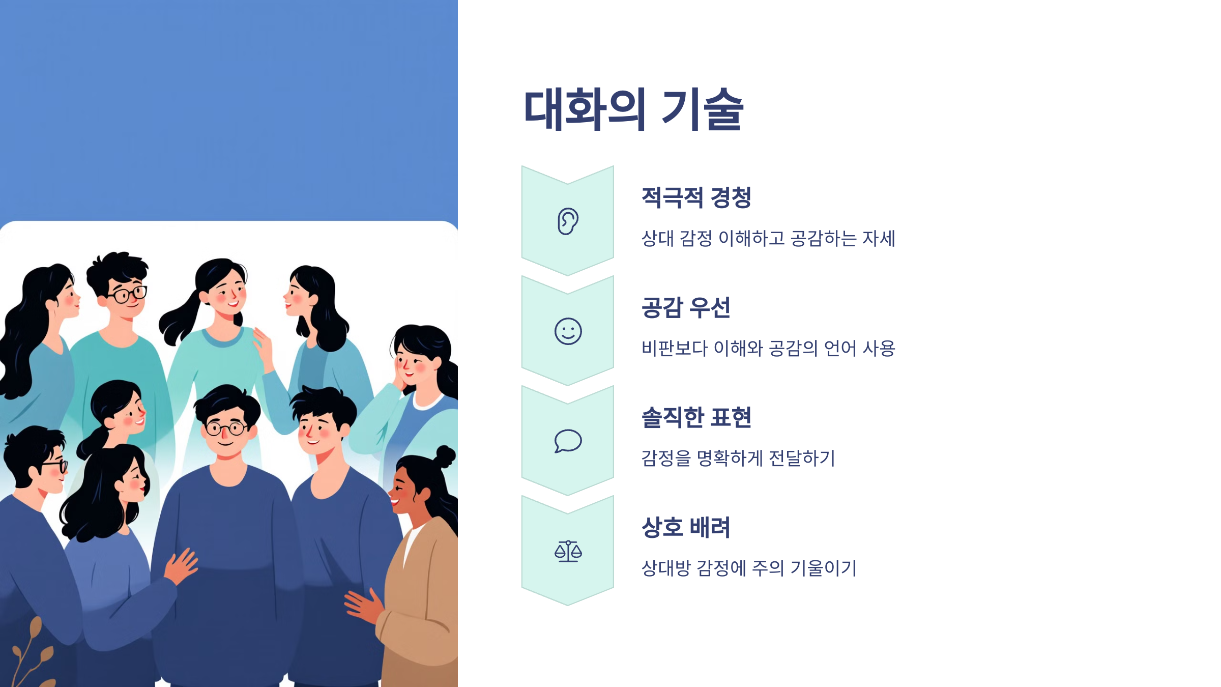 마음 건강을 위한 대화의 기술