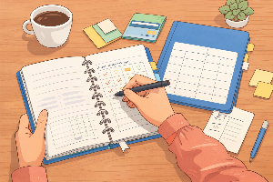 가계부·다이어리, 작심삼일로 끝나지 않기!